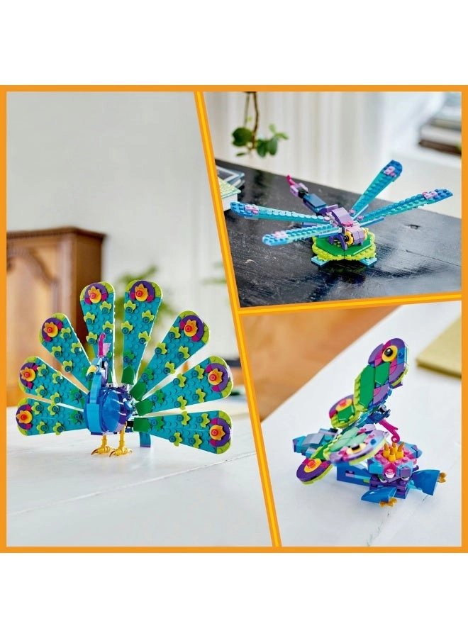Creator 3in1 Exotic Peacock - Dragonfly Butterfly (31157)