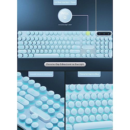 Retro Wired Gaming Keyboard - Wired