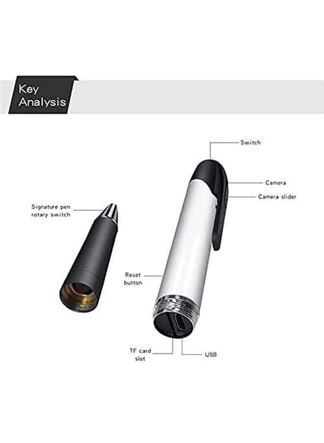 (Renewed) Spy Hidden Camera Pen - 32GB 1080P