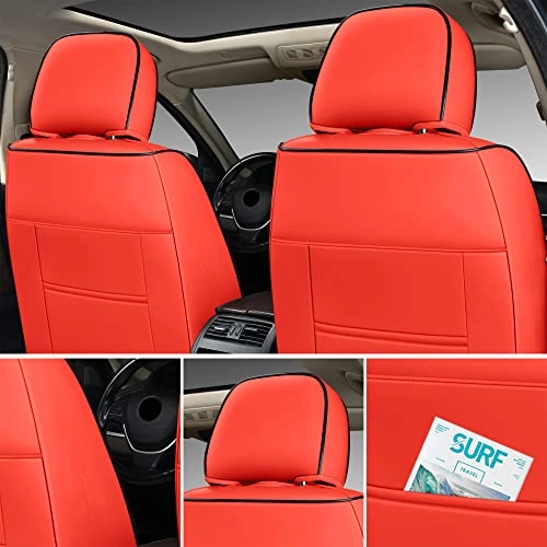 01SP-A6 - Front Seat 2 Pack Bright Red And Black