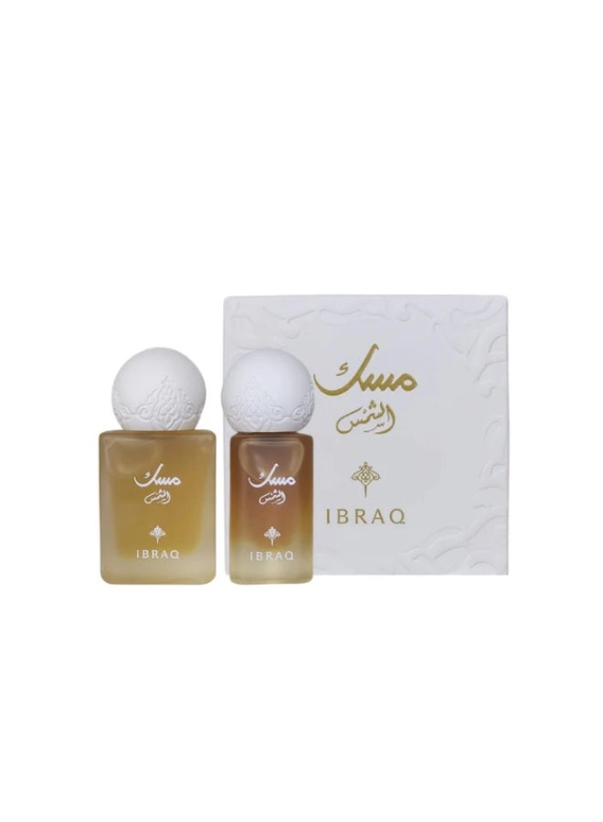 Ibrahim Al Qurashi Shams Musk - Eau de Parfum 10ml + Shams Musk Oil - Eau de Parfum 6ml