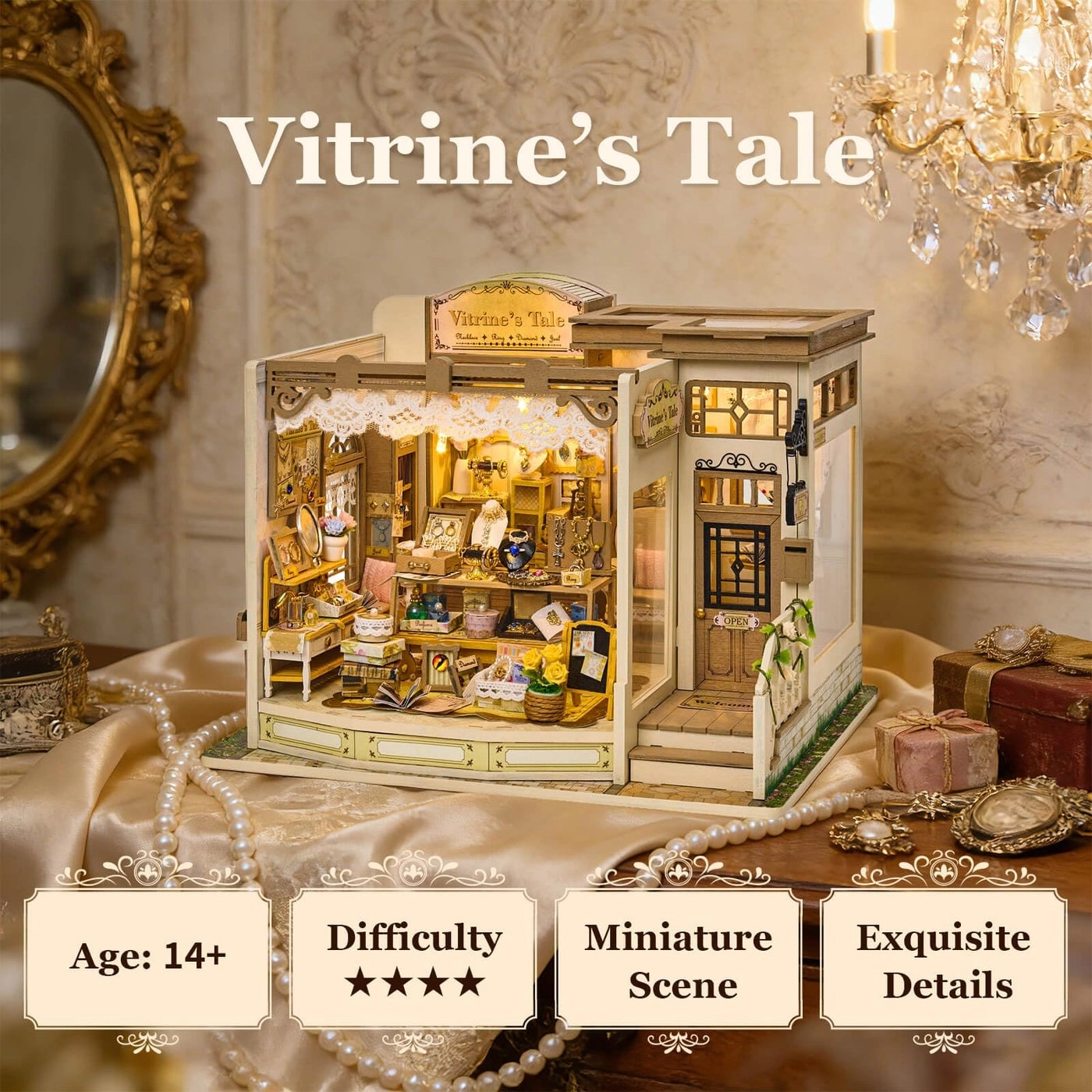 Christmas Miniature Dollhouse Kit