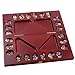 Folding Wooden Mancala - Multi-Color Glass Stones Storage Bag