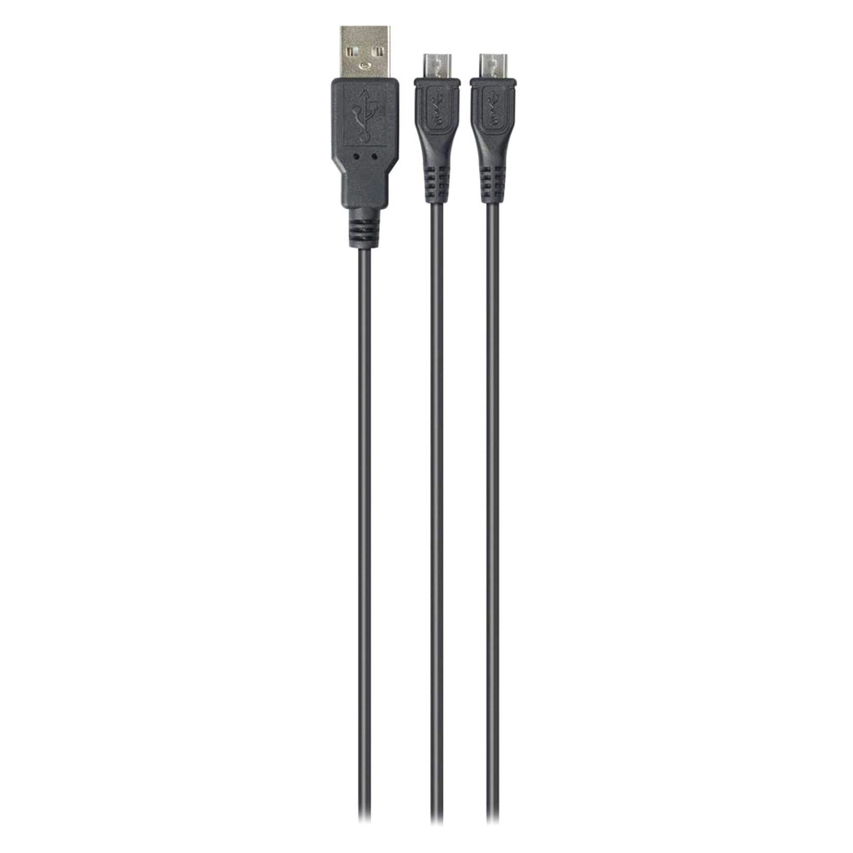 DIGITRONICS VS2794 - Dual Play And Charging Cable 3m Black