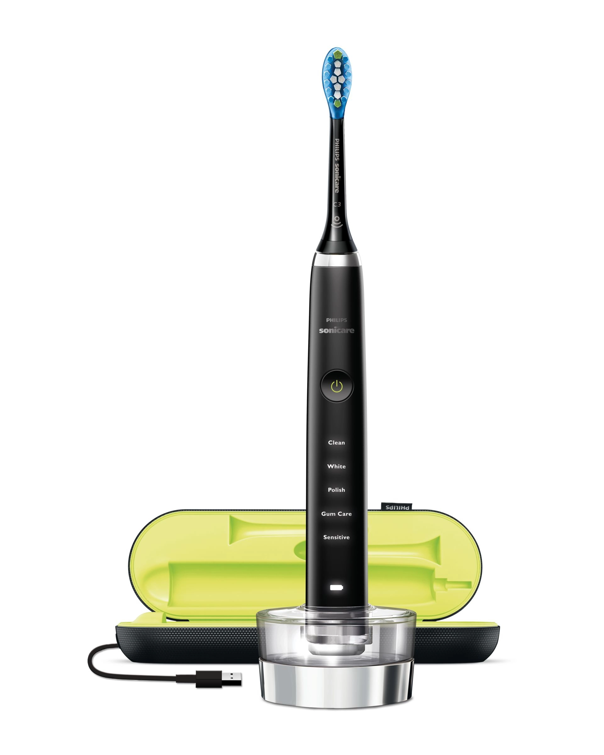 HX9352/04 - Sonicare DiamondClean Electric Toothbrush Black 5 modes