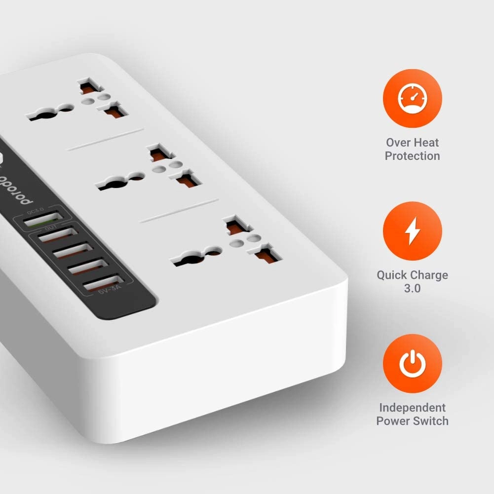Multi-Socket Strip - Universal 2500W