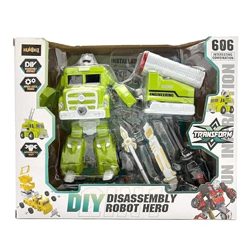 606 Diy Disassembly Robot Hero - 2-in-1 Teal