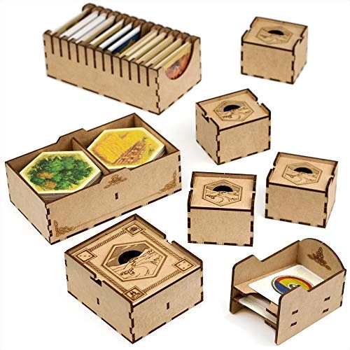 Board Game Organizer - Storage Kit Compatible with Catan