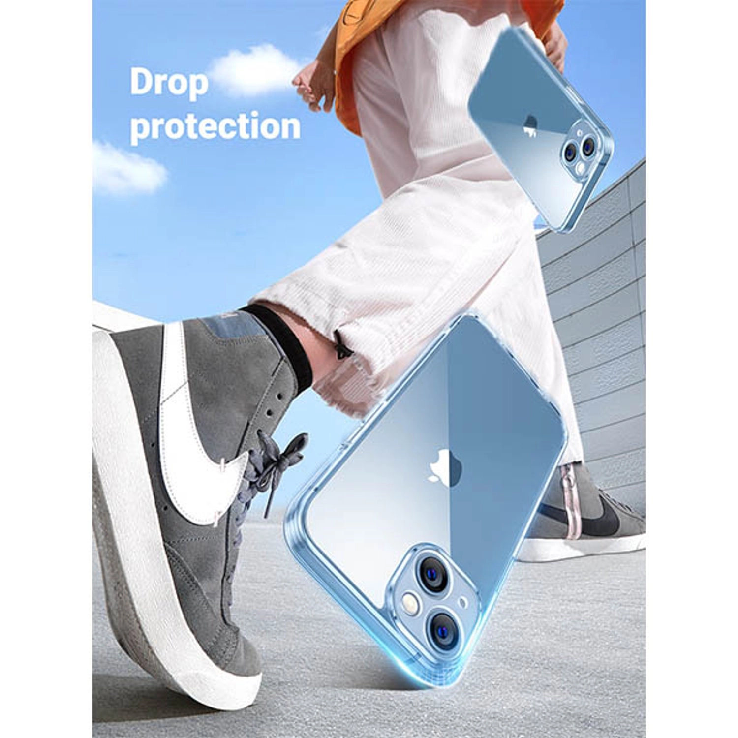 Magnetic Clear Case Back Case for iPhone 14 Plus