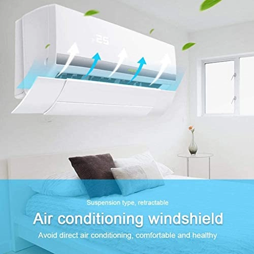 Retractable Air Conditioner Shield - 58*19cm PP+PS+PVC