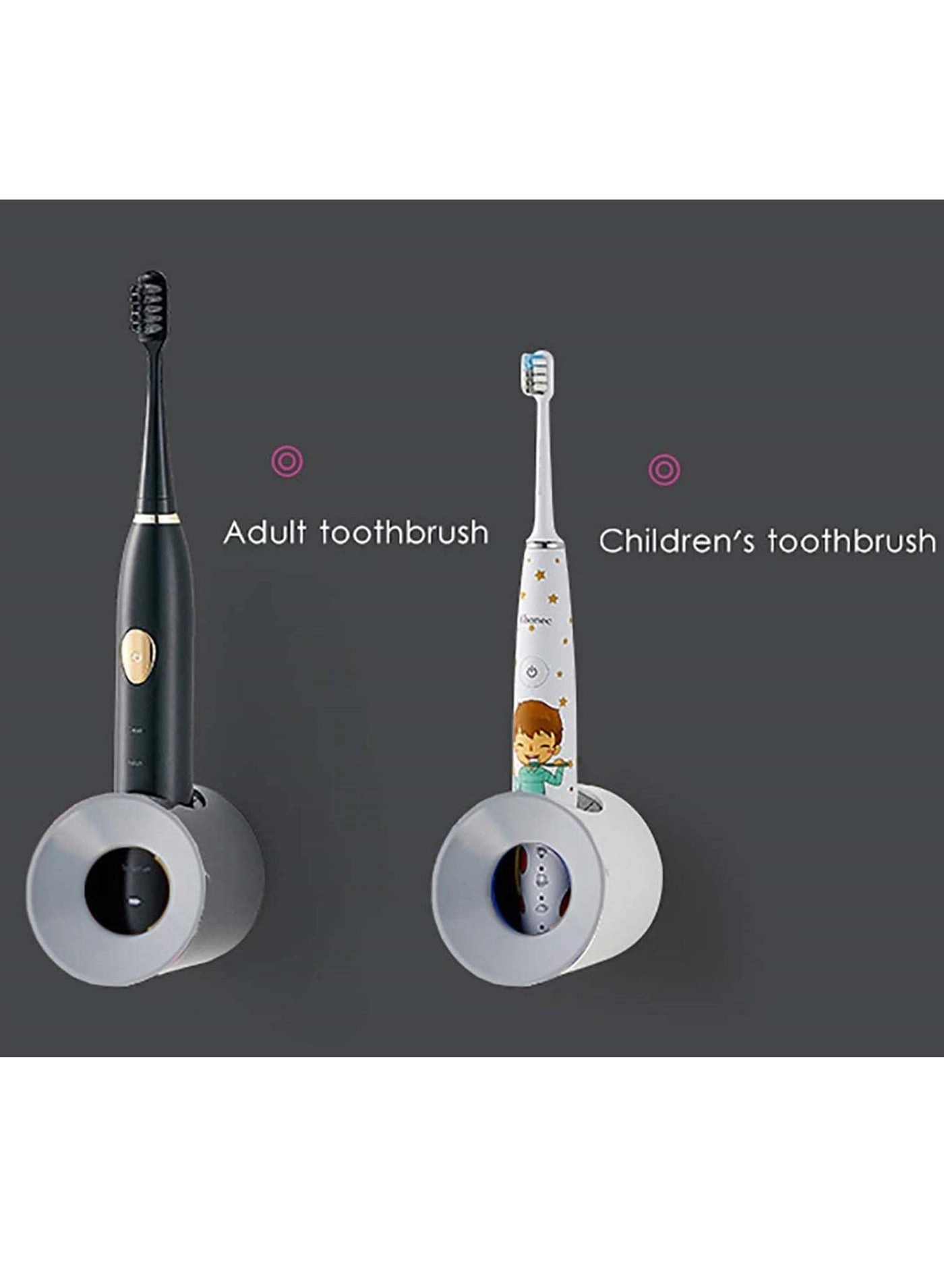 Electric Toothbrush Holder - Wall-Mounted Super Sticky Suction Pad