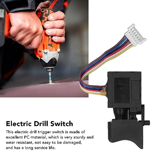 Portable Drill Actuator Switch - Speed Adjustment Additional Lighting