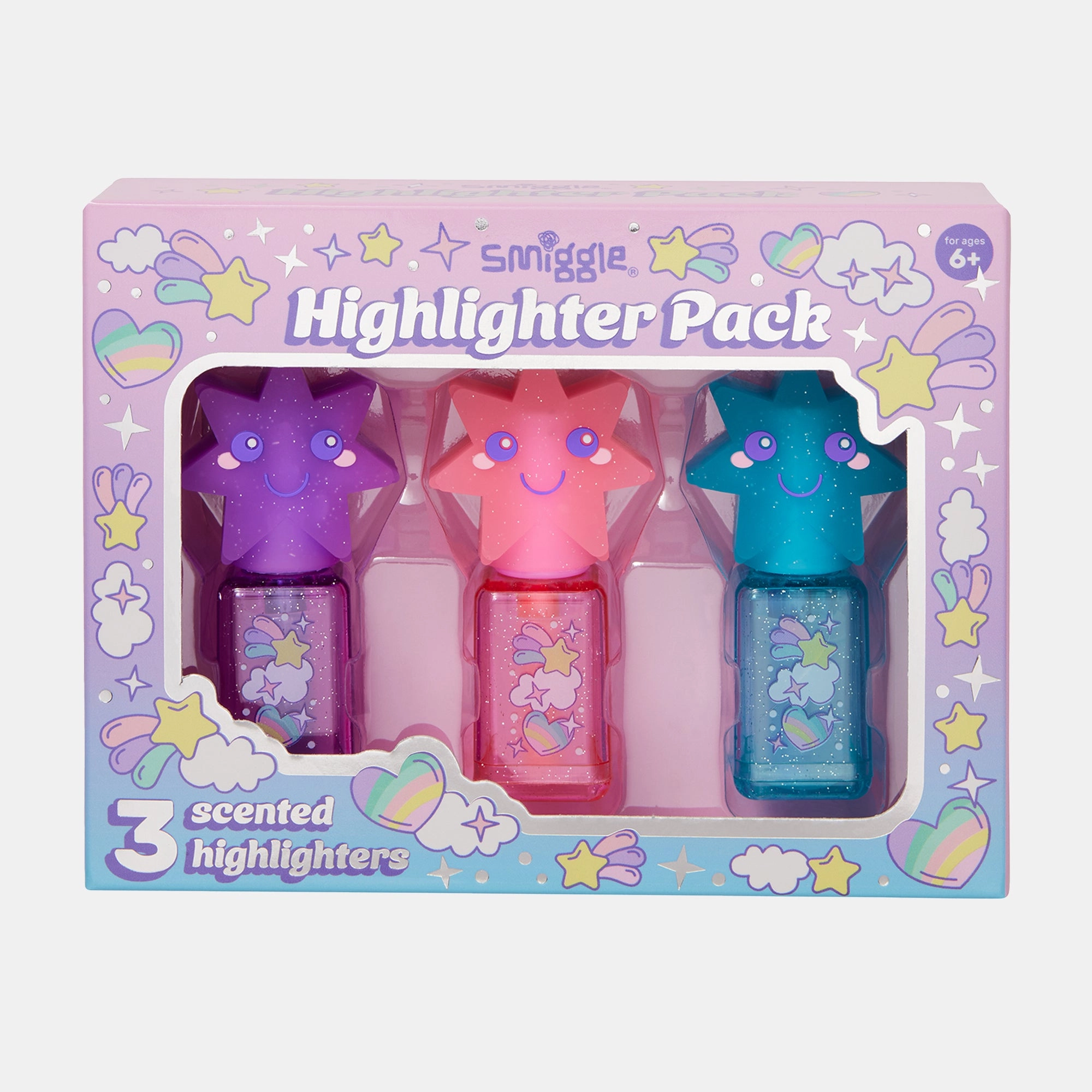 Smiggle Super Stars Highlighter - 3 piece(s)