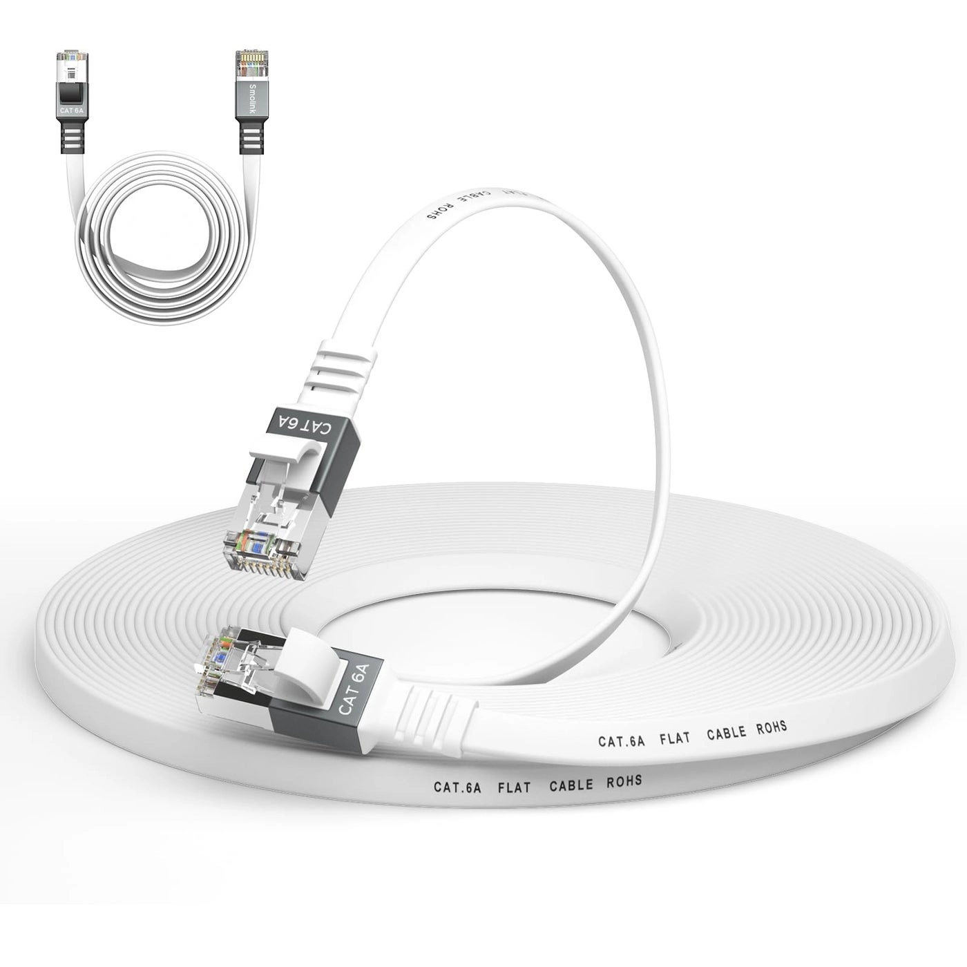 Smolink Cat 6A Ethernet Cable - 50 Ft