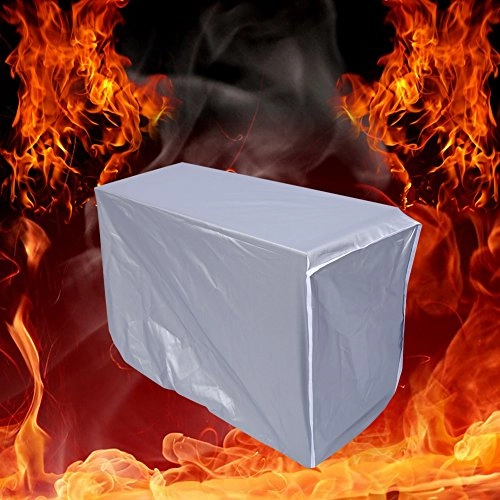 Air Conditioner Cover - Silver Polyester