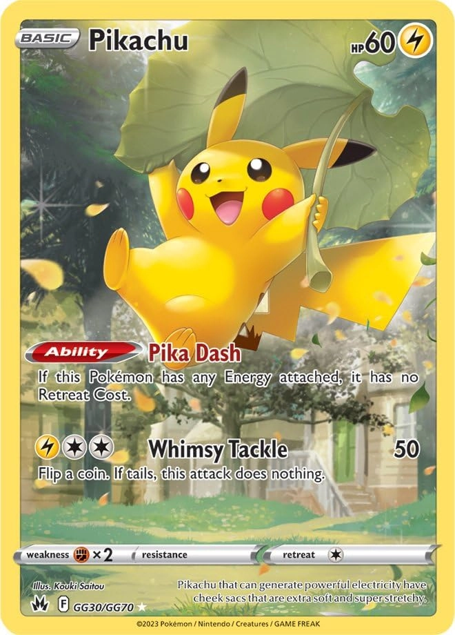 Pokmon Pikachu GG30/GG70 - Galarian Gallery Full Art Holo