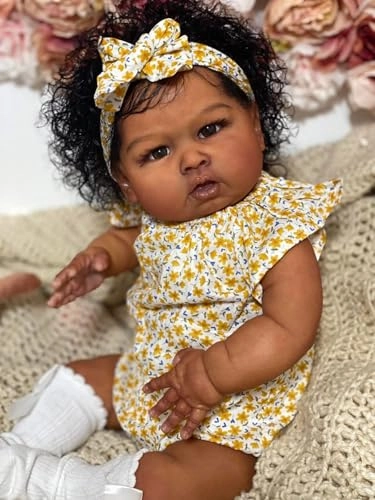 Lifelike Smile Reborn Baby Doll - 24 Inch Silicone Vinyl Gift Box