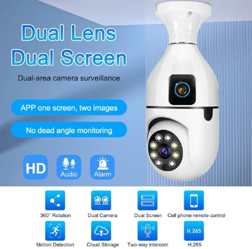 Dual Lens WiFi IP 360° Camera