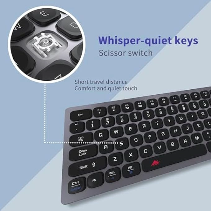 COMPUTER QUIET KEYBOARD - Wired