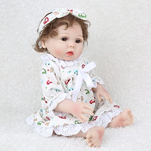 Rebirth Doll - 19 Inch 48cm Vinyl Curly Hair