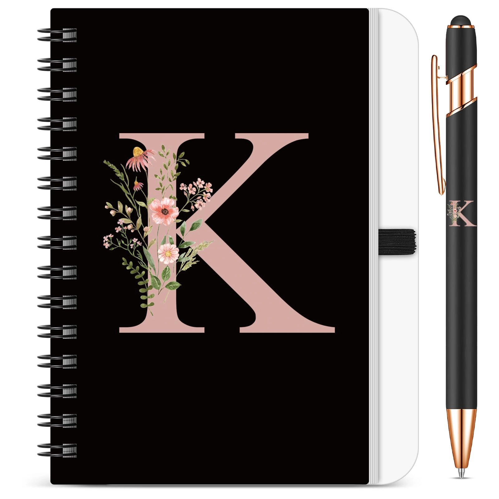 B6 Spiral Notebook - 1.0 Count + Bamboo Ballpoint Pen