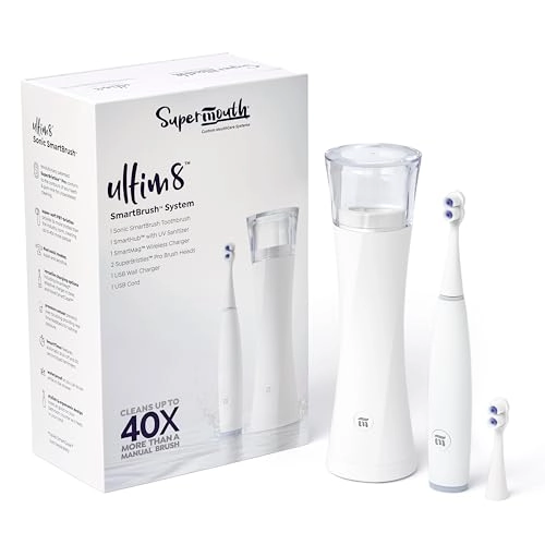 ULTIM8 SmartBrush System - UV Sanitizing Dual Sonic Modes Pressure Sensor