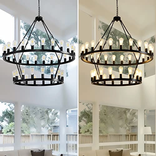 Wagon Wheel Chandelier
