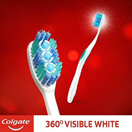 360 Visible White Toothbrush - Soft 4-Piece Pack