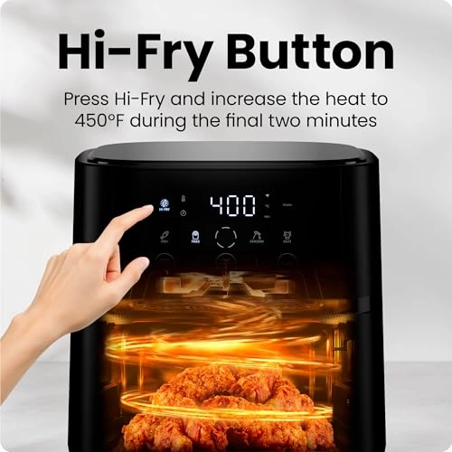 ChefmanTurboFry Touch Easy-View RJ38-4TW-BLK-DS-EU