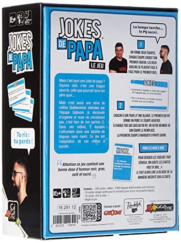 Jokes de Papa - French 16 years to 99 years 330