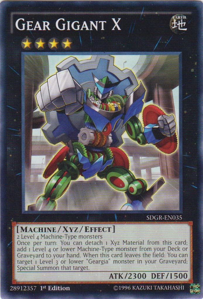Konami YU-GI-OH! Gear Gigant X SDGR-EN035 - 1st Edition