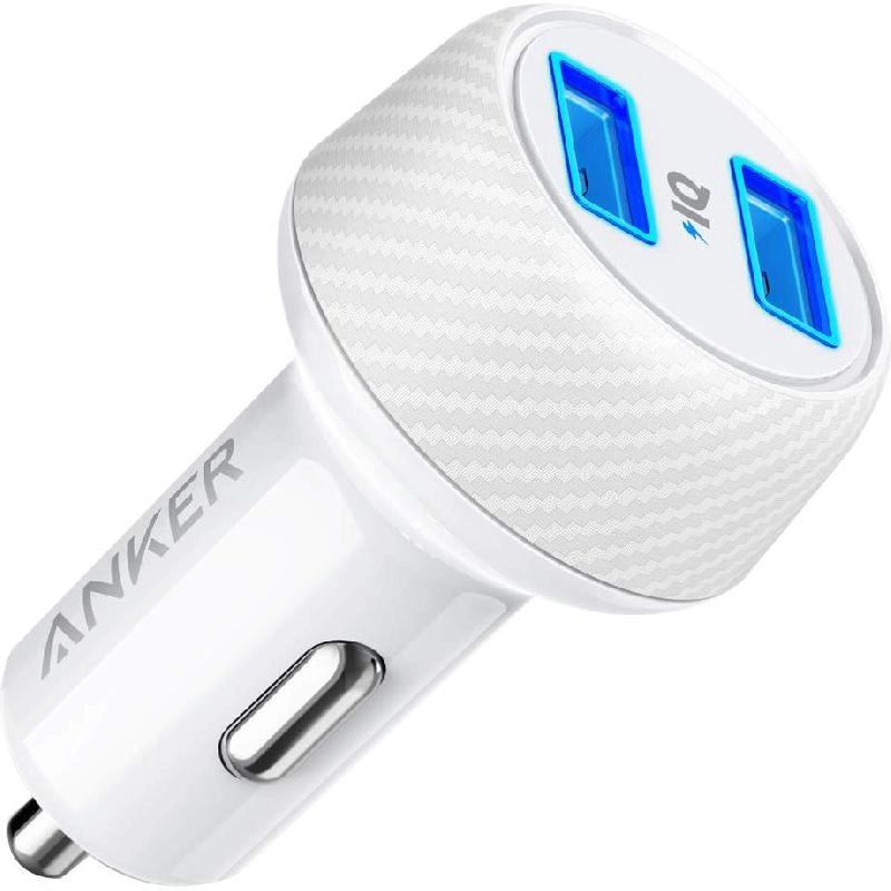 Anker PowerDrive 2 Elite - 24W Dual USB Quick Charge 3.0