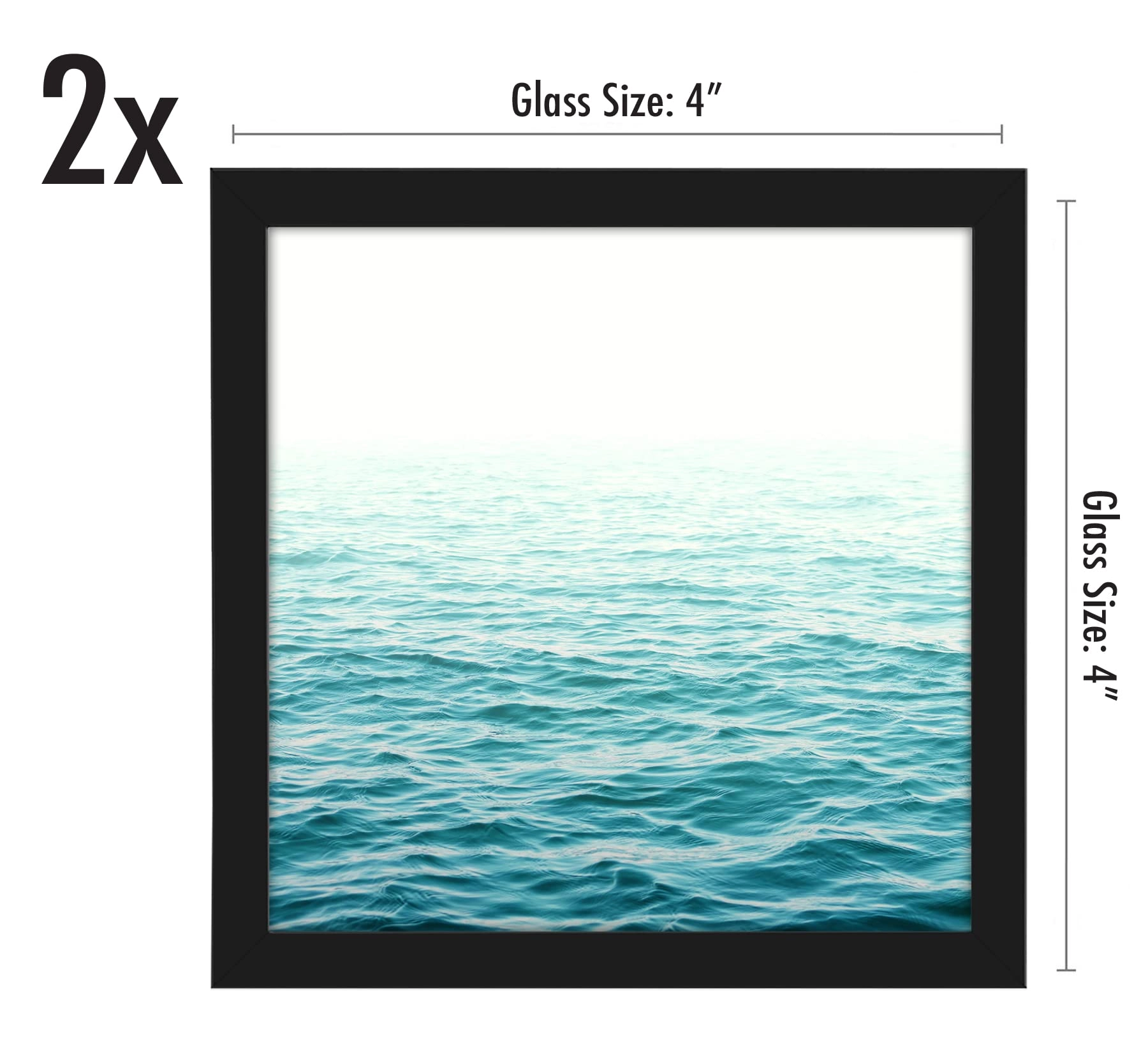 4x4 Picture Frame - Double