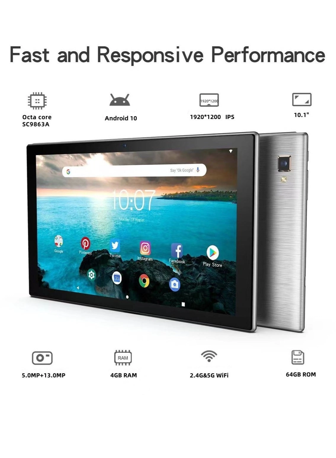 Android Gaming Tablet - 64GB 10.1"