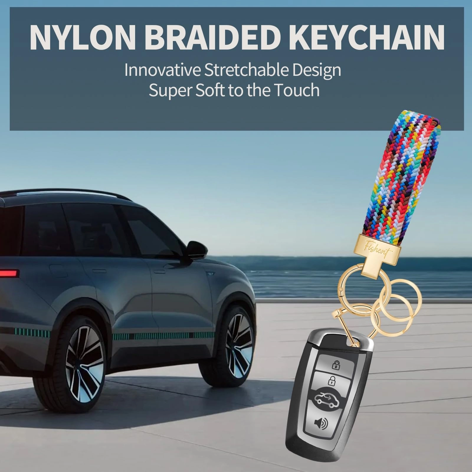 Stretchy Car Keychain - Fun