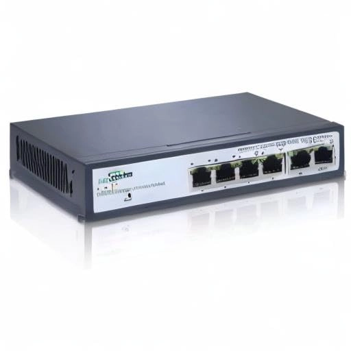 PoE Powered Switch - 65 Watt pass through power 4 IEEE802.3bt Gigabit