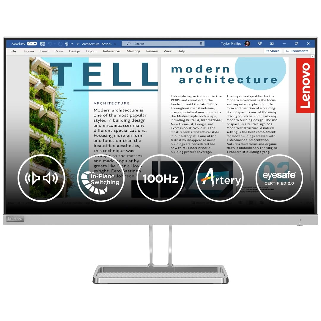 Lenovo L27i-40 - 67ABKAC4IN 27 inch 1920 X 1080 pixels