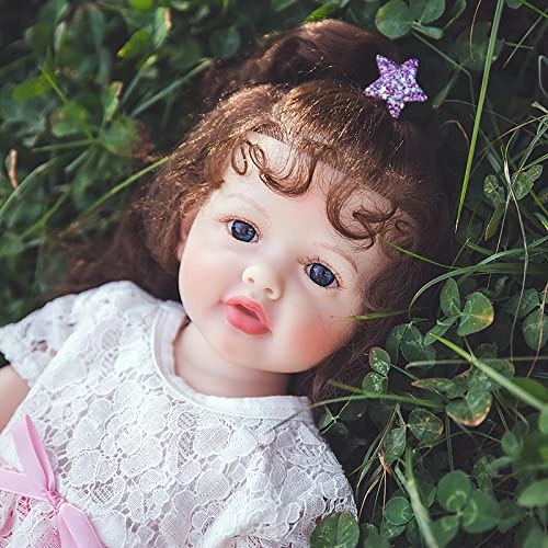 Reborn Baby Doll - 22 Inch Silicone Vinyl Baby Girl