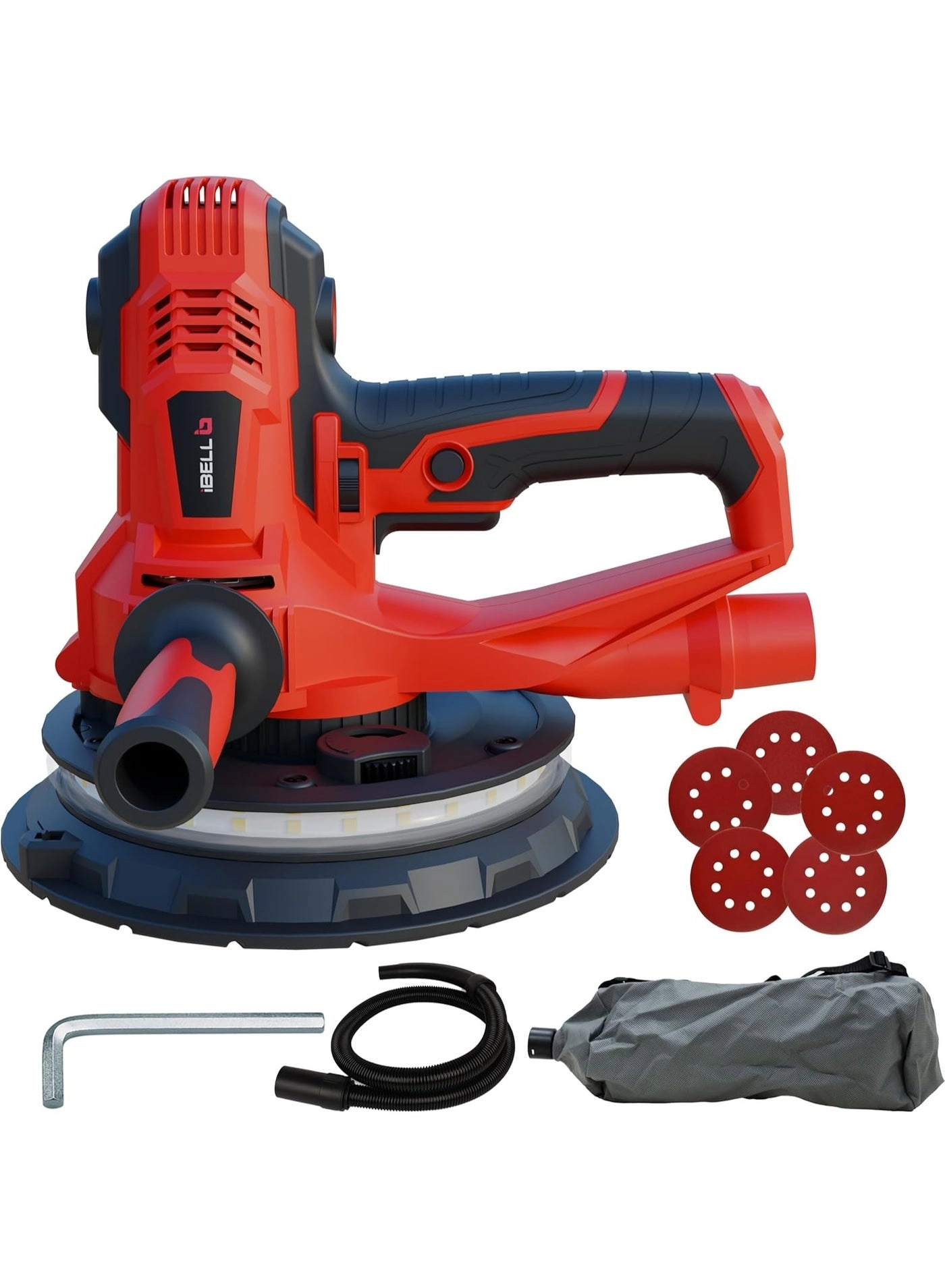 iBELL Dry Wall Sander - 180MM 800W 1200-2300rpm