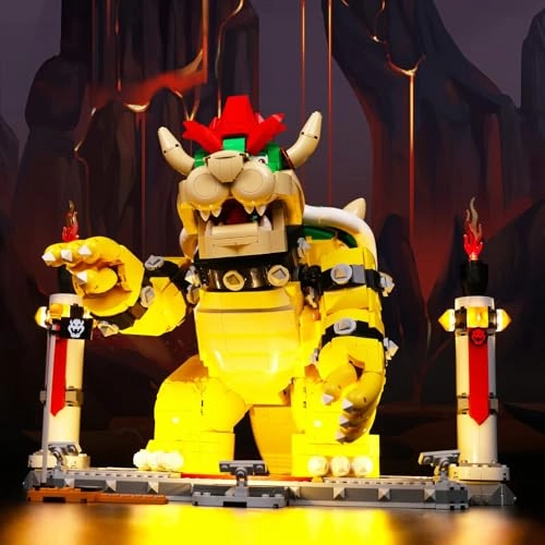 LED Lighting Kit for LEGO The Mighty Bowser 71411 - ABS