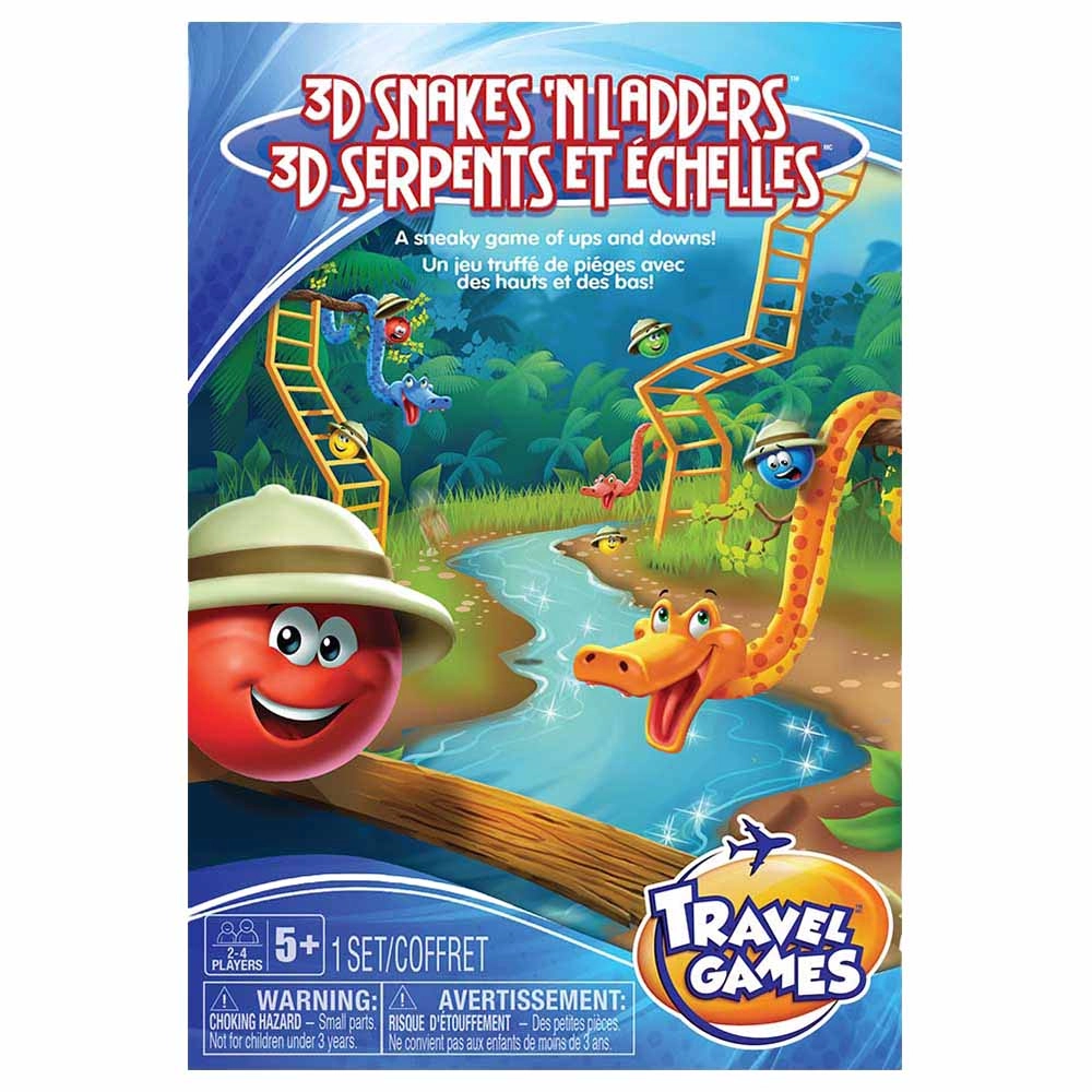 TCG 3D Snakes and Ladders Travel Game