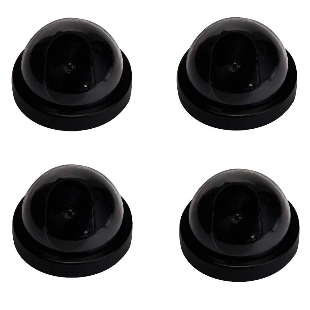 BKBTP Fake Dummy Dome Surveillance Security Camera With LED Sensor Light