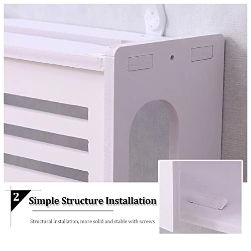 Router Storage Box - 48x12x28cm White-b