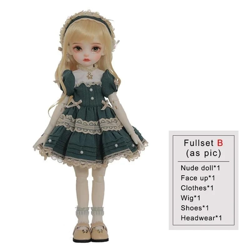 Oueneifs BJD Doll - Resin Young Girl Lovely Style Ages 15+