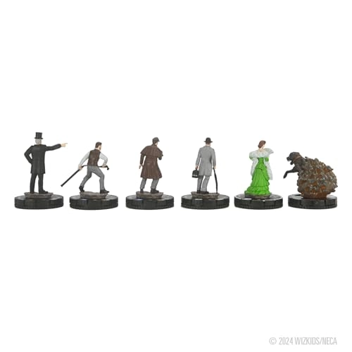 Sherlock Holmes + Dr. Watson + Professor Moriarty + Irene Adler + Hell Hound of the Baskervilles - Movies (WK86277)