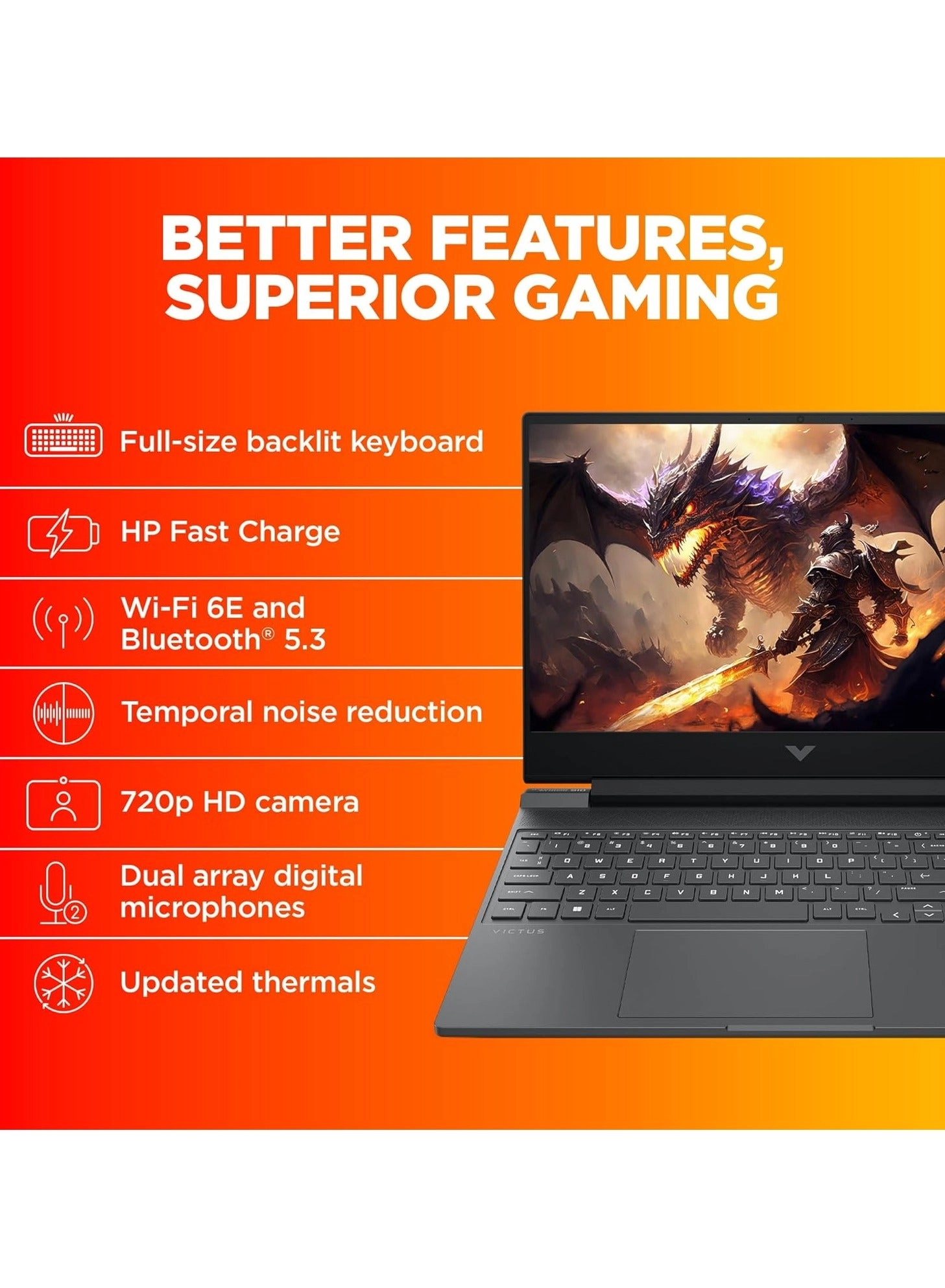 Victus 15 Elite - 15.6'' 1TB 16GB Ryzen 5 7535HS