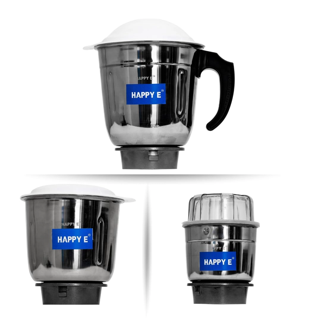 MG Mixer Grinder Jars - 400ml 1000ml 1500ml Pack