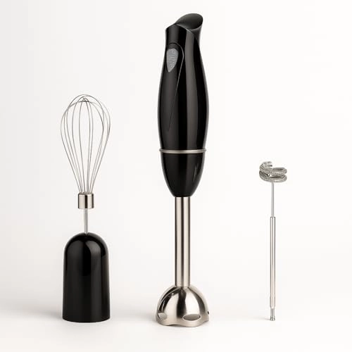 Hand Blender Set - 3-in-1 Handheld Mixer Stainless Steel Blending Stick
