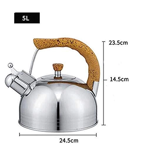 Stovetop Induction Whistling Kettle - 5L