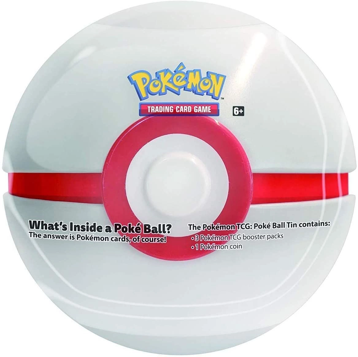 Pokémon Poke Ball Tin - Winter 2021 - Premier Ball 1 pcs
